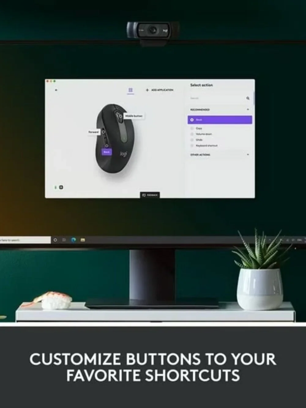 Logitech Signature M650 L Wireless Ergonomic Optical Mouse (Graphite)